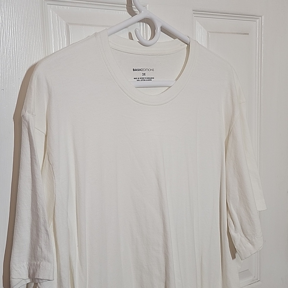 BASIC EDITIONS 3X SHORT SLEEVE TEE